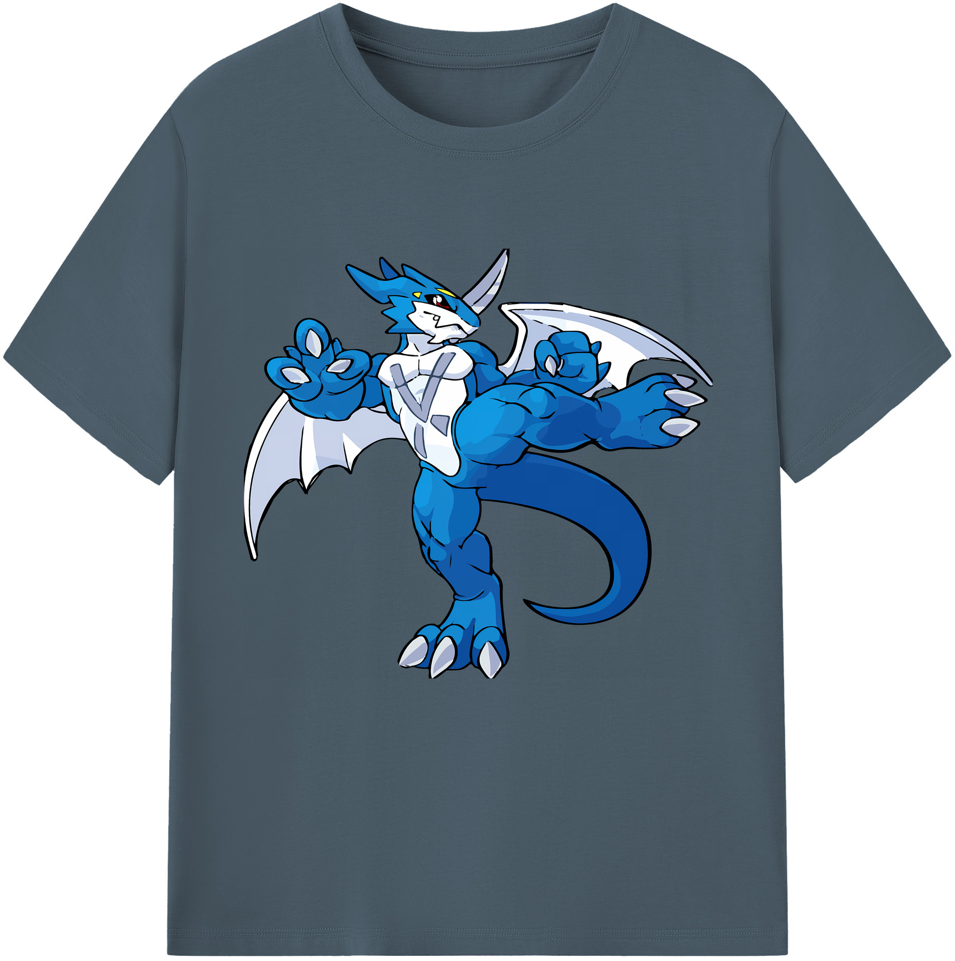 （画像用） Digimon デジタルモンスター/デジモン 綿100％半袖Tシャツ（フロントプリント）
